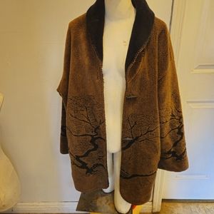 Vintage Rare Teddy Coat made in Mexico Sz L